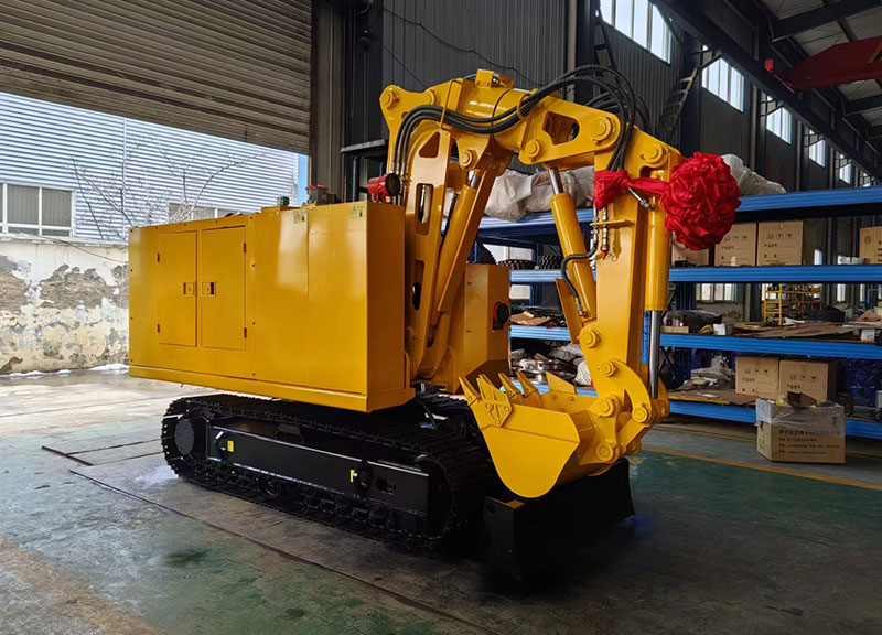 山東東達機電自主研發(fā)生產(chǎn)的液壓挖掘機專(zhuān)車(chē)發(fā)貨
